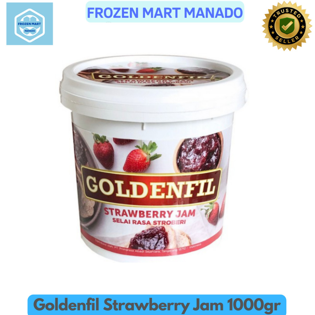 

Goldenfil Strawberry Jam 1000gr - Frozen Mart Manado (Frozen Food Manado)