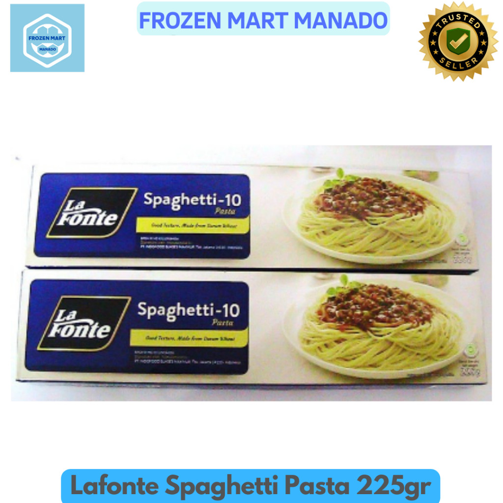 

Lafonte Spaghetti Pasta 225gr - Frozen Mart Manado (Frozen Food Manado)