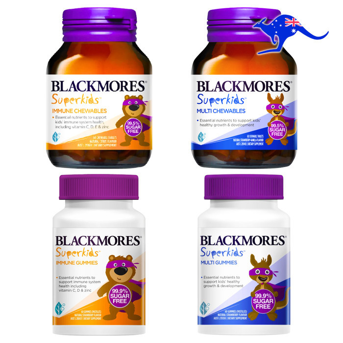 readyy BLACKMORES Superkids Multi Gummies Chewables Immune Multivitamin Anak
