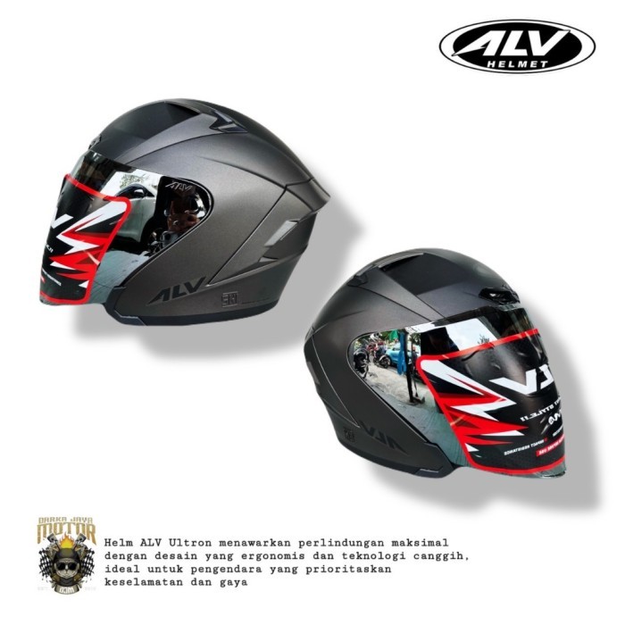 HELM ALV ULTRON SOLID HELM HALF FACE ALV