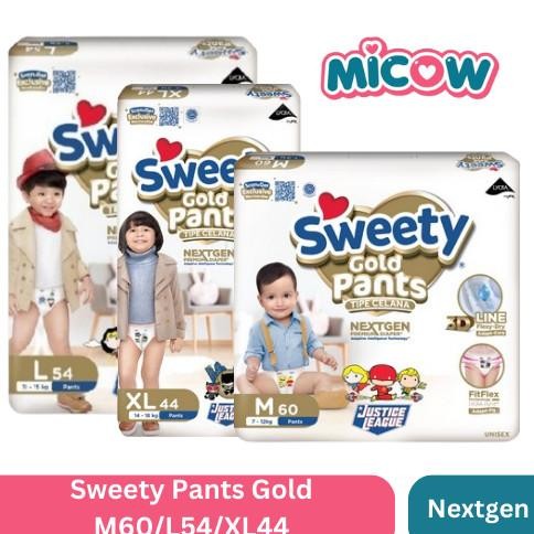 || PROMO POPOK BAYI / PAMPERS ~`~ Sweety Gold Pants Popok Celana M/L/XL ||~~~