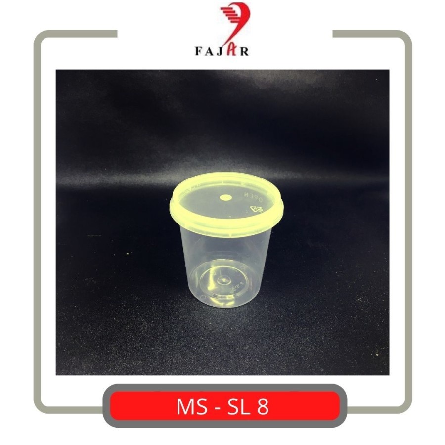 Pakkeji Cup Plastik 200ml Thinwall - MS Venture - MS SL8
