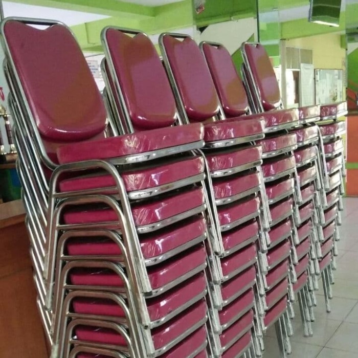 TERBARU Kursi Susun, Kursi Pesta, Kursi Chitose, Kursi Futura, MDS 02 Murah.