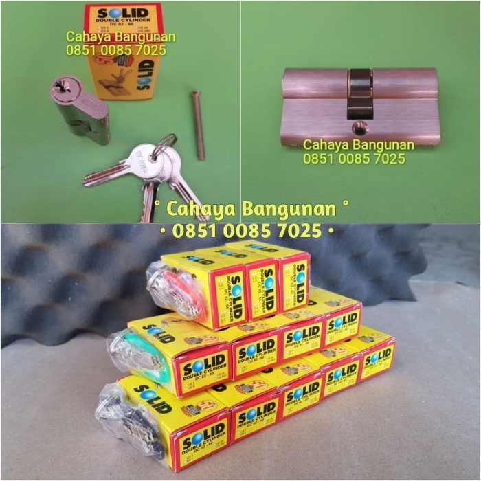 Silinder Anak Body Kunci Pintu SOLID MASTER KEY Double Cylinder DC 02