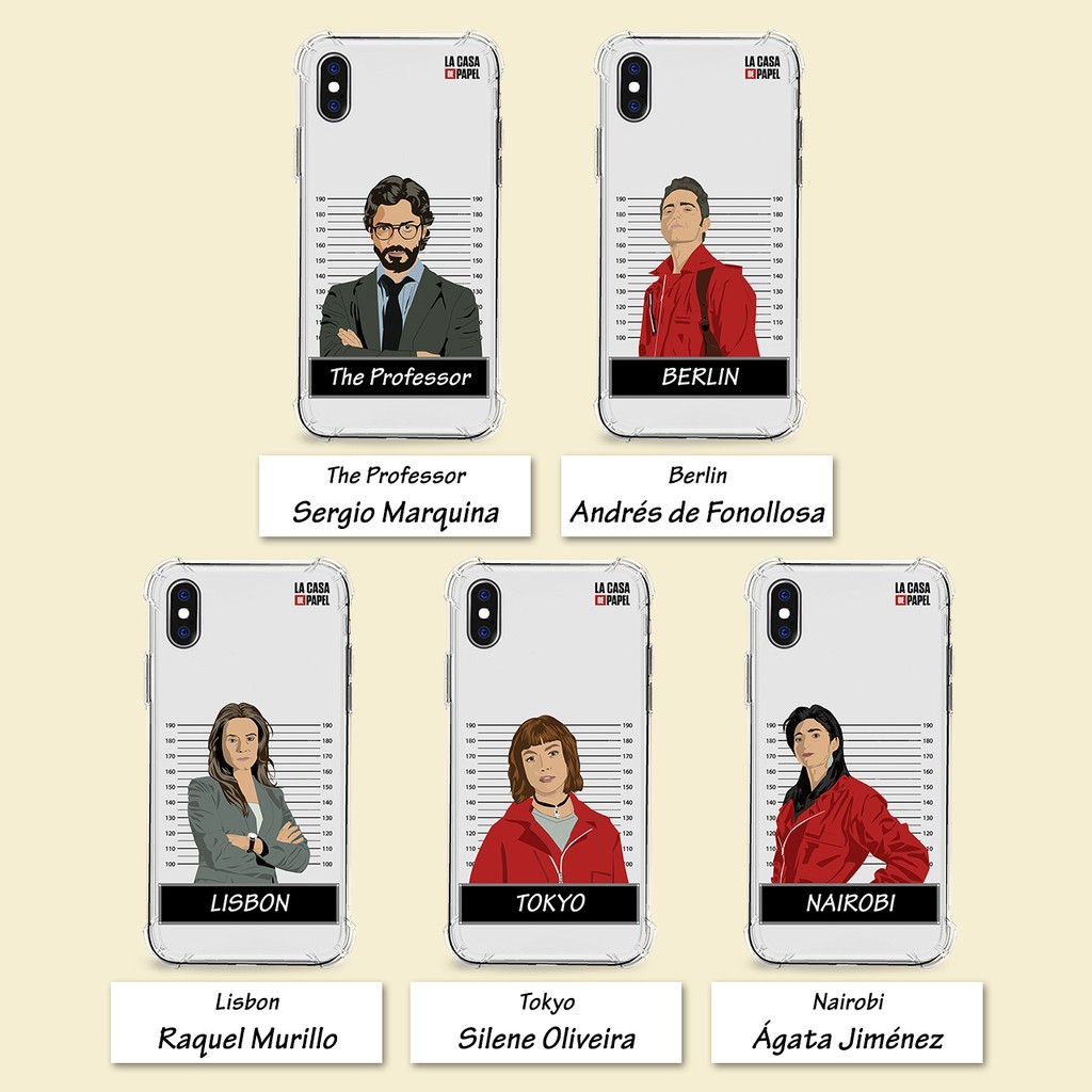 [MONEY HEIST] Premium Case Collection Semua Tipe HP Kualitas Premium