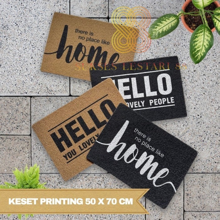 

TERLARIS KESET ANTI SLIP KESET KAKI KARPET PINTU PREMIUM MAT MIE BIHUN 50 X 70 MURAH!!! MURAH