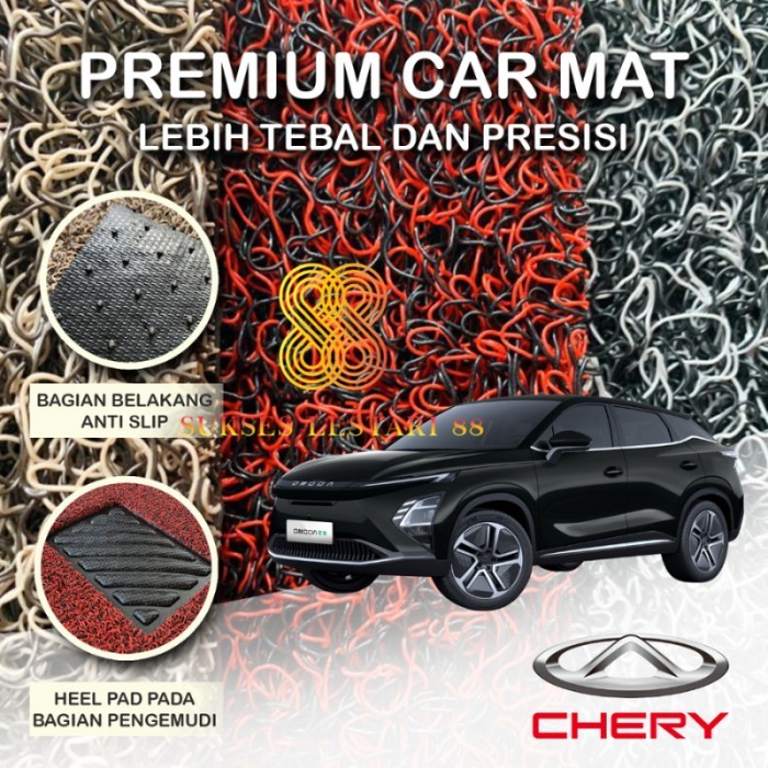 

TERLARIS KARPET MOBIL CHERY OMODA E5 EV KARPET PREMIUM MIE BIHUN 2 WARNA MURAH!!! MURAH