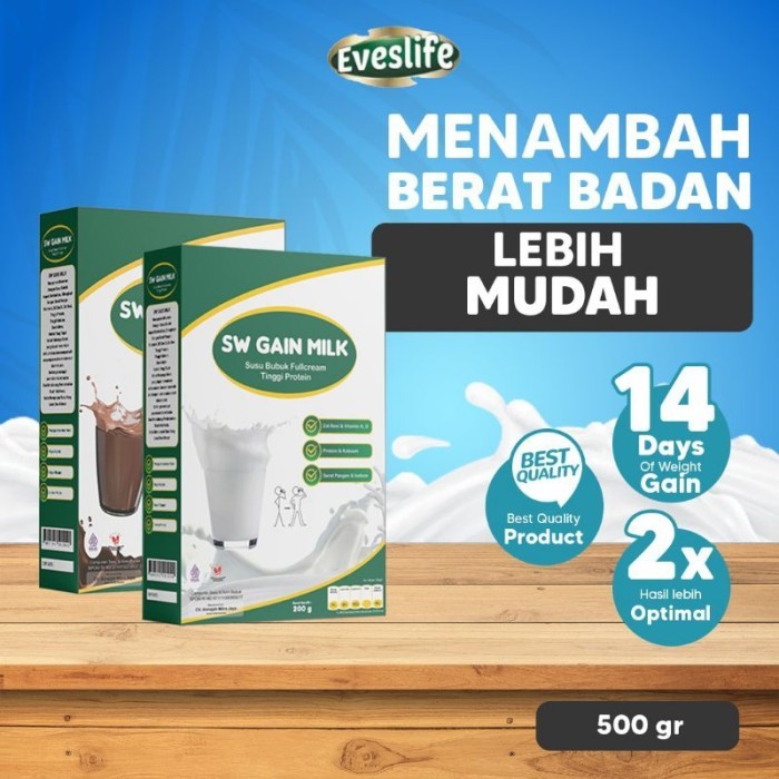 

TERLARIS 500GR SW GAIN MILK SUSU PENGGEMUK DAN PENAMBAH BERAT BADAN MURAH!!! MURAH