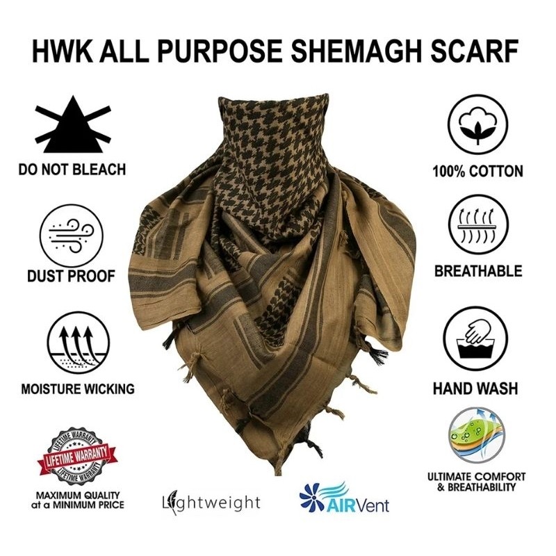 Promo  Shemagh Sorban Army / Sorban Tactical / Sorban Premium Tebal