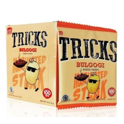 

Tricks Bulgogi Snack Kentang [18 Gr /24 Pack X 10 Pcs /1 Karton ] Original