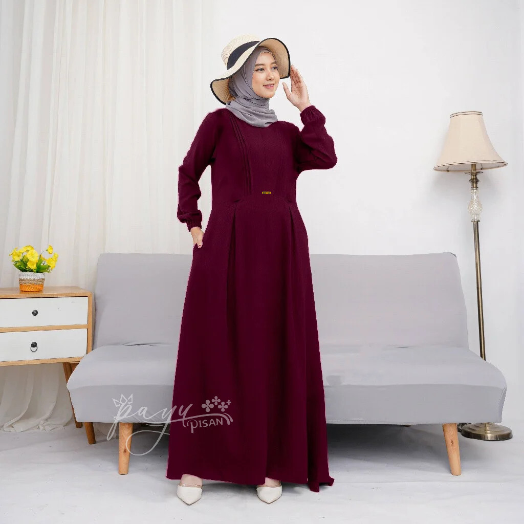 GAMIS CRINKLE MODEL BARU 2025 VIRAL WANITA DEWASA / REMAJA SIMPLE DAN ELEGAN