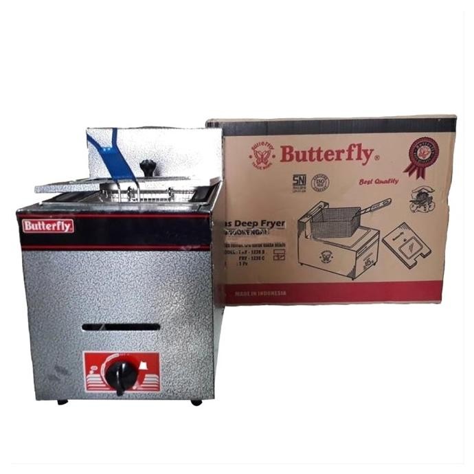 

Penggoreng Kentang 6Lt Gas Butterfly Coating/ Deep Fryer/ Original