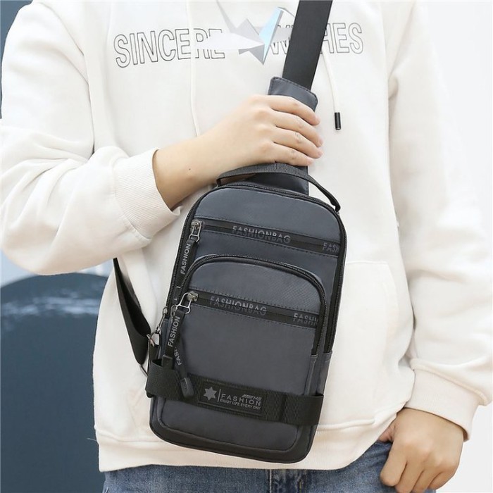 Techdoo Tas Selempang Pria Multifungsi Sligbag Besar Fashion Ts705