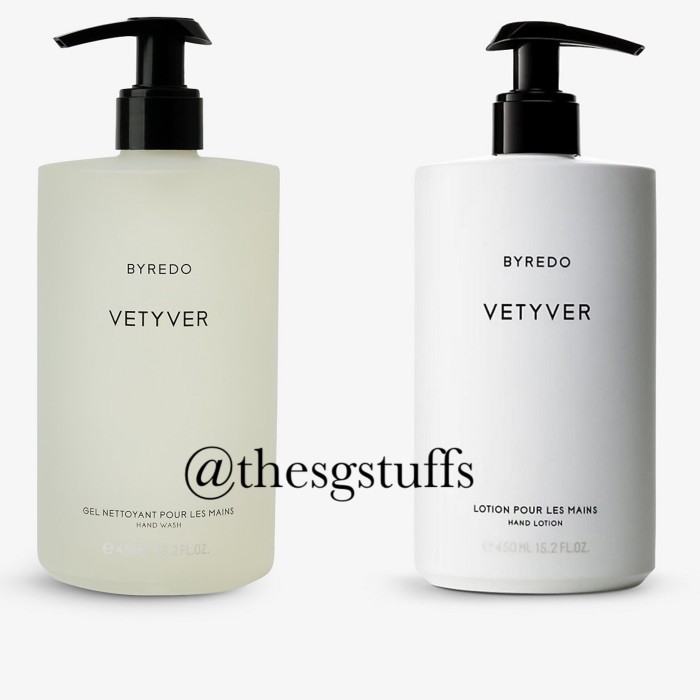 BYREDO Vetyver hand wash / hand lotion/hand cream sabun cuci tangan