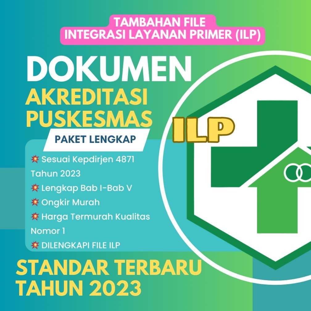 BISA COD Dokumen Akreditasi Puskesmas Versi 5 Bab (Tambahan dokumen transformasi Puskesmas ILP) FE24