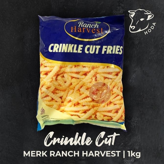 

Ranch Harvest Kentang Goreng French Fries Straight Shoestring Crinkle Cut 1Kg Original