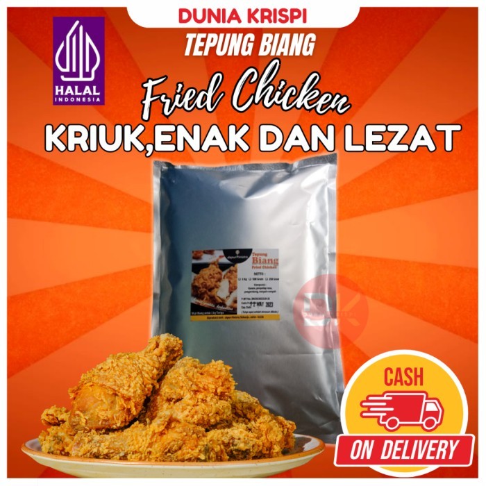 

TERLARIS BUMBU BIANG TEPUNG FRIED CHICKEN ALA KFC 1KG MURAH!!! MURAH