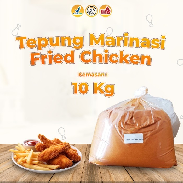 

TERLARIS TEPUNG MARINASI FRIED CHICKEN 10 KG MURAH!!! MURAH