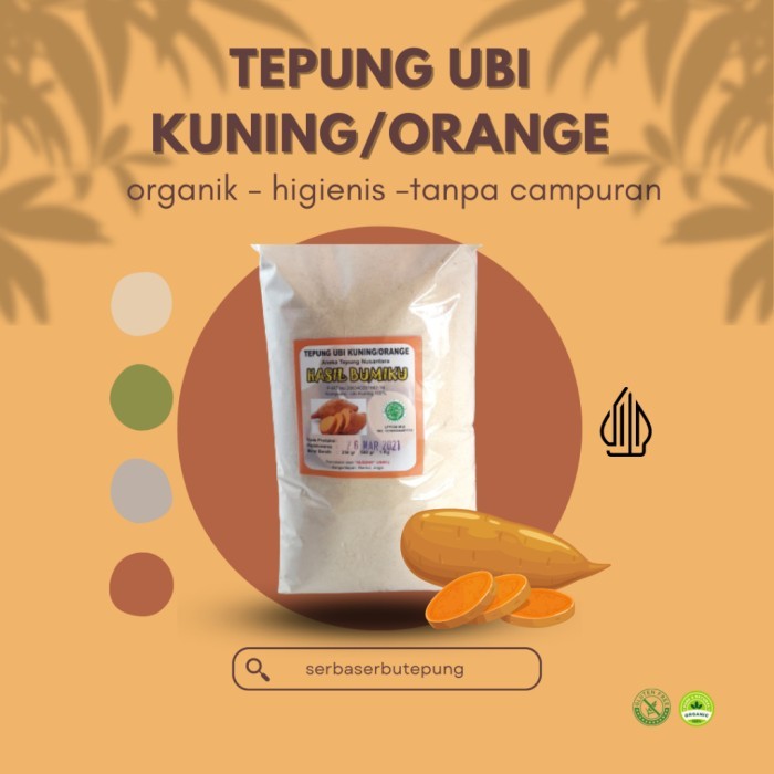

TERLARIS TEPUNG UBI KUNING(1 KG)ATASI SAKIT ASMATEPUNG FREE GLUTEN MURAH!!! MURAH