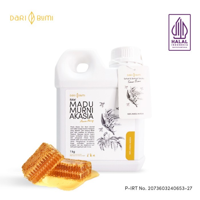 

TERLARIS DARI BUMI MADU MURNI AKASIA 1 KG PREMIUM RAW HONEY ASLI MURAH!!! MURAH
