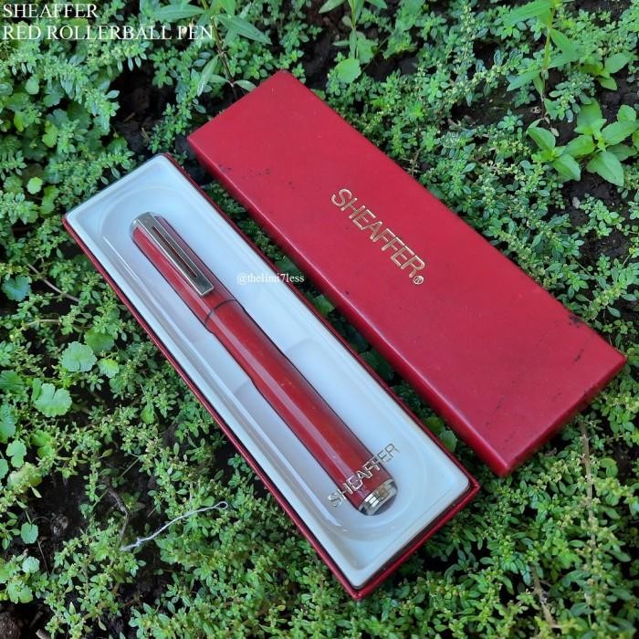 

Ballpoint rollerball Sheaffer red set NOS Original