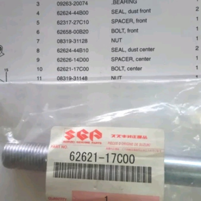 Baut Tengah Unitrack Suzuki Ts125 Original Baut Unitrack Tengah Suzuki Ts125 Baut Unitrack Suzuki Ts