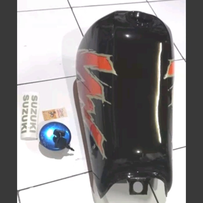 Tangki Bensin Suzuki Ts125 Imitasi Tangki Suzuki Ts125 Tangki Minyak Suzuki Ts125 Tutup Tangki Suzuk