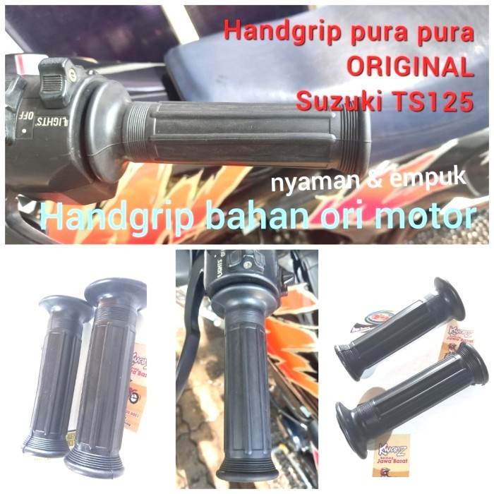 Handgrip Suzuki Ts125 Pura Pura Original Handpad Suzuki Ts125 Hand Grip Suzuki Ts125 Handgrip Kanan 