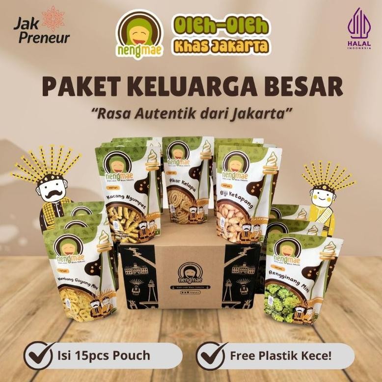 

zoe paket keluarga besar - oleh oleh jakarta neng mae | free plastik kece