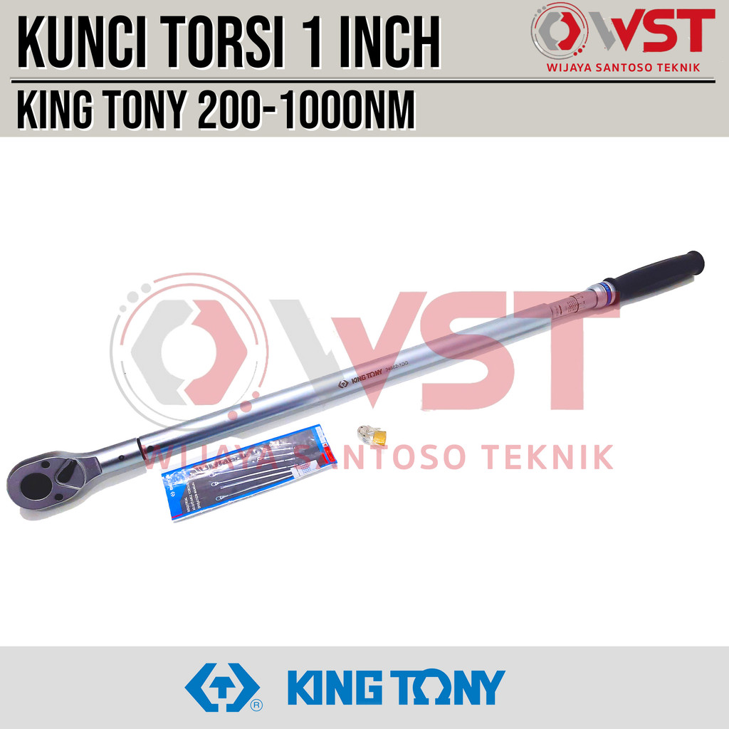 King Tony Kunci Torsi 1inch 200-1000nm / Kunci Momen 1" 100kilo 100kg