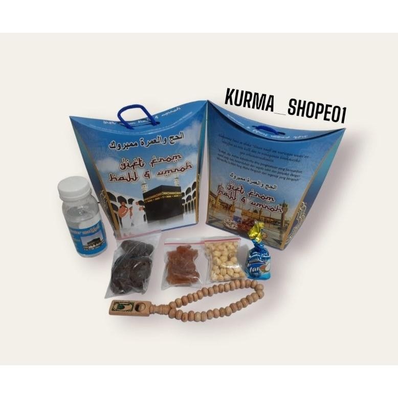 

SPIROS PAKET 50PCS OLEH OLEH HAJI DAN UMROH LENGKAP DUS JINJING + TASBIH KAYU 33