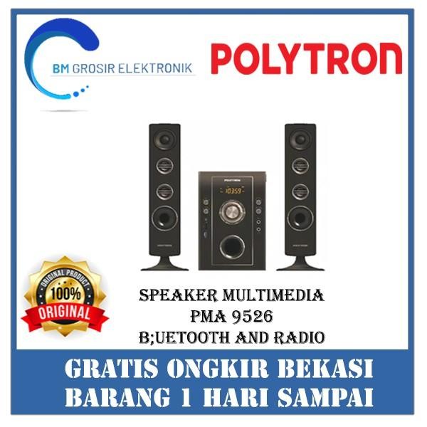 POLYTRON MULTIMEDIA SPEAKER PMA 9526 BLUETOOTH AND RADIO FM //PMA 9526 Terbaru Berkualitas