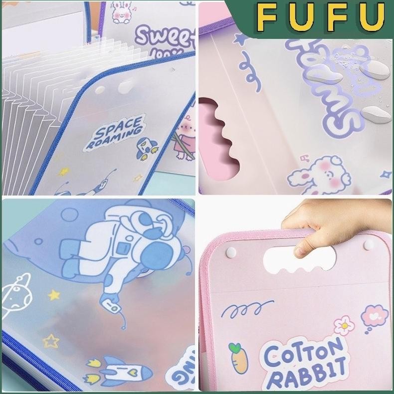 

TERMURAH FUFU File Organizer / penyimpanan berkas / folder portable / tempat kertas ujian fx-4