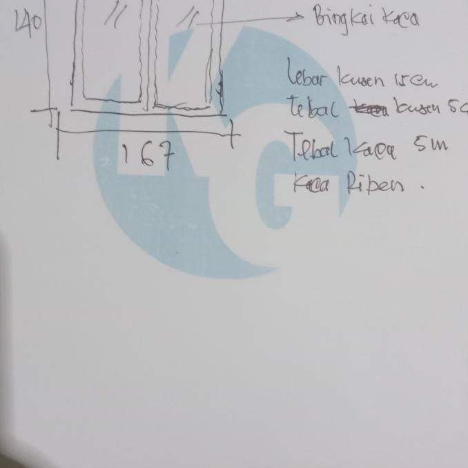 Kusen Jendela Dobel Bahan Kayu Meranti