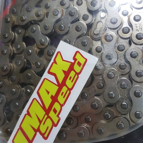 Yuzaka 420H 420H-104L 104 Mata 104L Racing Chrome Nickel Silver Rantai Rante Ksr 110 Vega Zr  Jupite