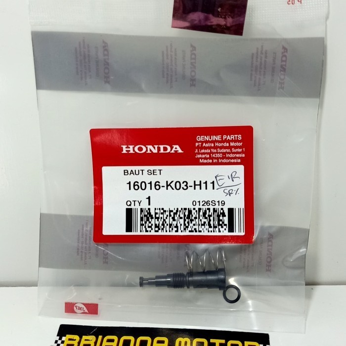 Setelan Stasioner Honda Beat Fi - Vario 125 Fi Ori Honda 16016 K03 H11 Termurah Langka