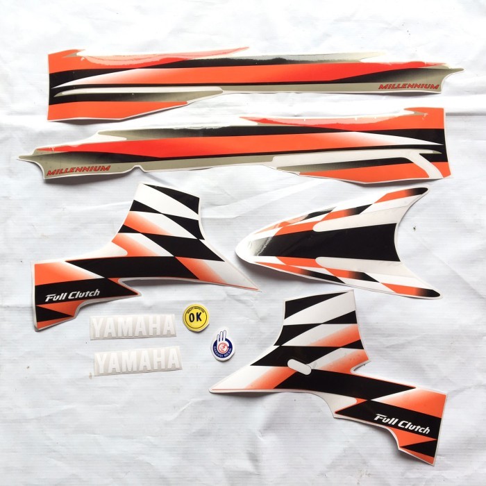 Striping Sticker Yamaha F1Zr Millenium Orange 3M Termurah Langka