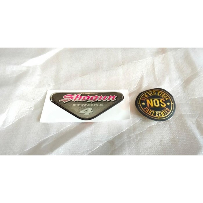 Sticker Stiker Emblem Timbul Panel Tameng Dada Depan Suzuki Shogun 110 Termurah Langka