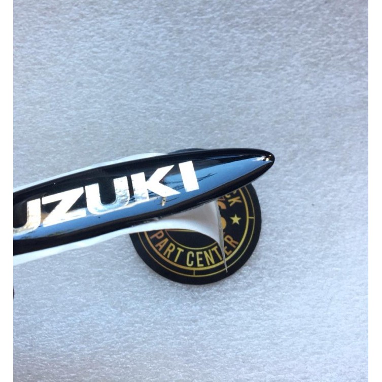 Striping Sticker Timbul Emblem Panel Dada Depan Suzuki Shogun R 110 Termurah Langka