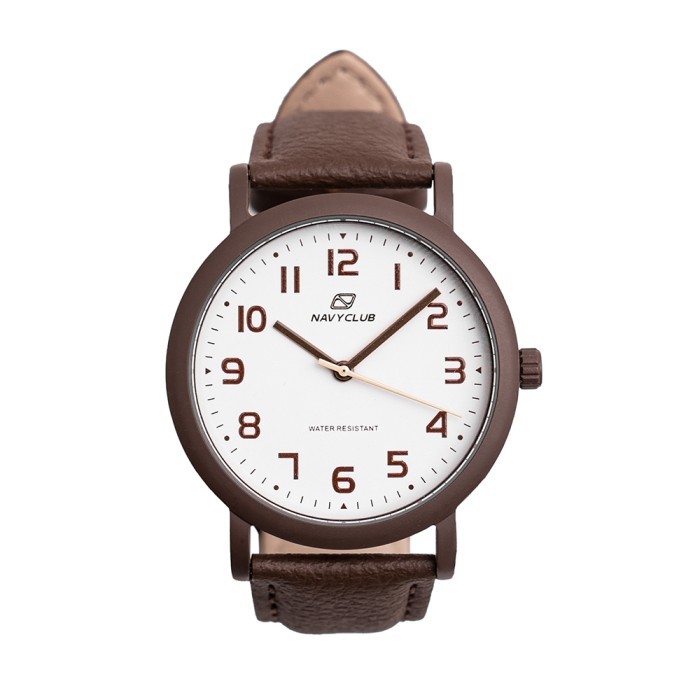 Navy Club Jam Tangan Pria Dan Jam Tangan Wanita Aviator- Leather Strap