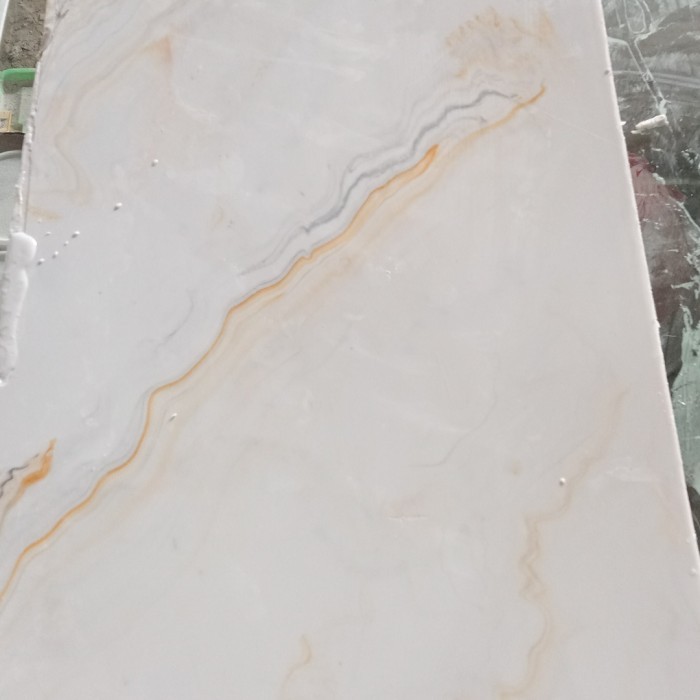 Table Top Solid Surface White Carrara