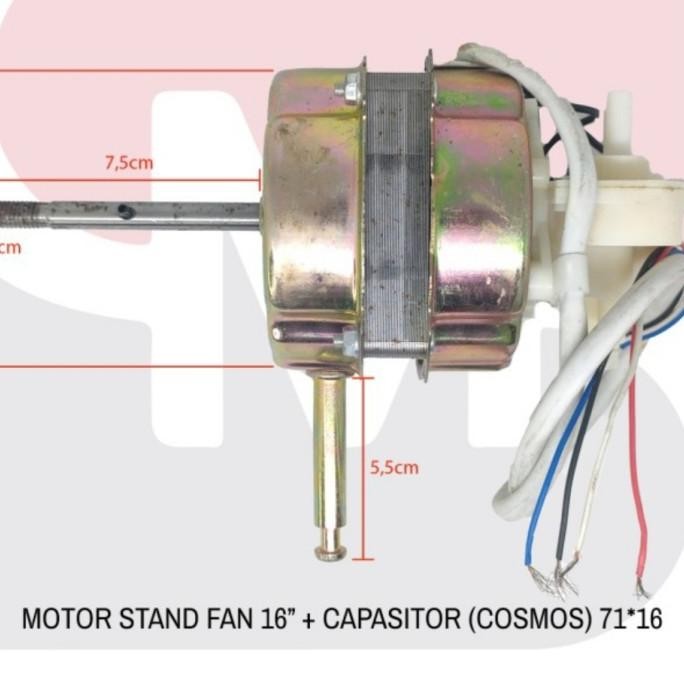 Ori - Dinamo Kipas Angin Stand Fan Cosmos 16 inch 7116 - Motor Kipas Berdiri Termurah