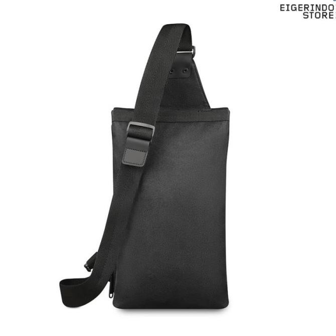 Tas Bodypack Heatrow Cross Sling Bag - Black - Waistbag Storebonbon_