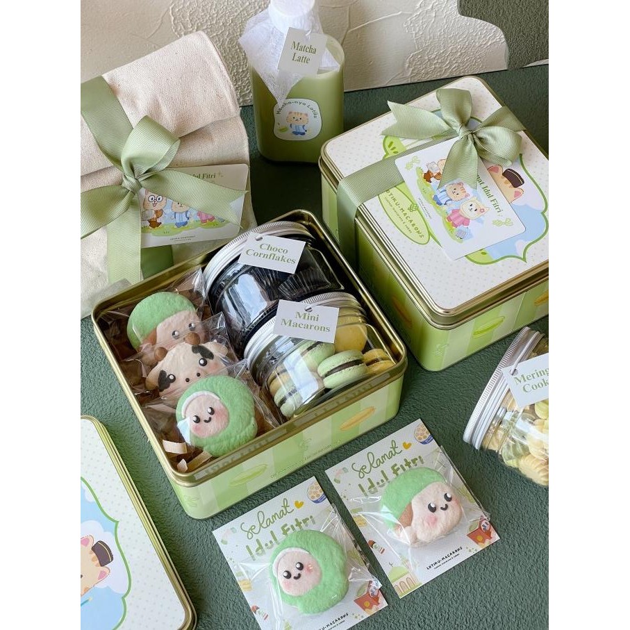 

Hampers Lebaran / Parcel Lebaran / Hadiah Gift / Macarons / Cute
