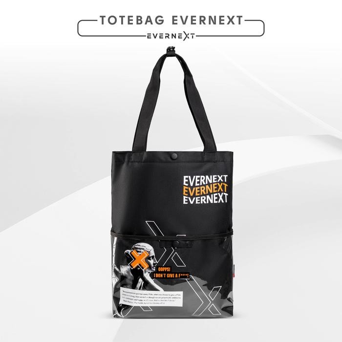Evernext Totte Bag Pria Wanita Tas Jinjing Evernext Tas Laptop Pria Wanita Tas Bahu Tas Kuliah Tas