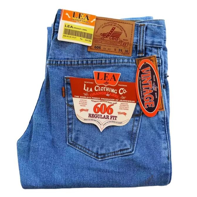 Celana Jeans Lea 606 Pria Original Basic Standar-Reguler Store_Tangmo