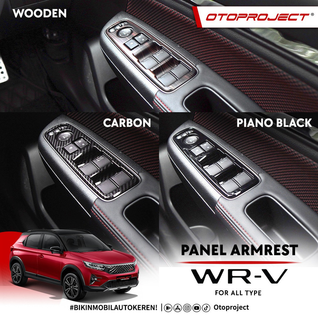 Otoproject - Panel Armrest Wrv Carbon | Cover Armrest WRV
