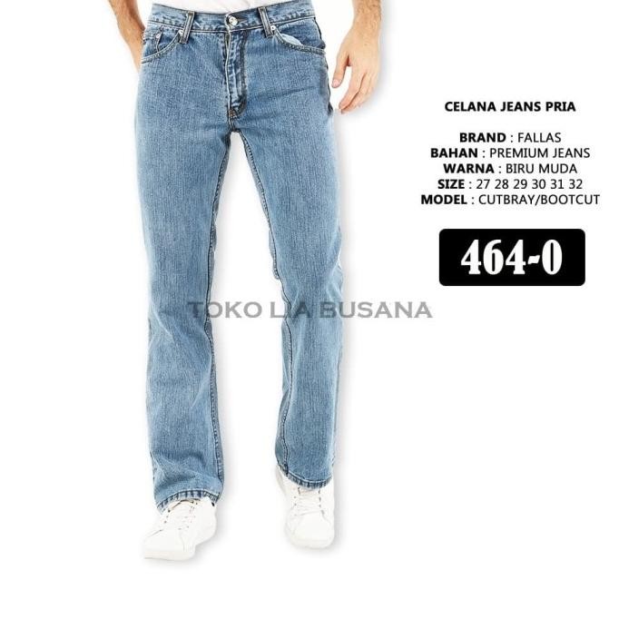 Promo Celana Jeans Bootcut Cutbray Pria Merek Fallas Premium Quality Zupermall07