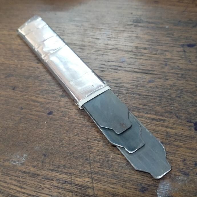 ready 1 pak plat rapid stainless - sparepart hekter & mesin rapid tembak r23