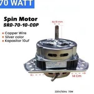 Ori - Dinamo Mesin Cuci Pengering Motor Spin kaki 3 Sanyo Aqua DLL 70 WATT Termurah